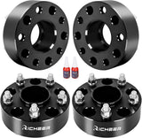 Richeer 2" 5x5 Hubcentric Wheel Spacers for Jeep Wrangler and Compatible Models