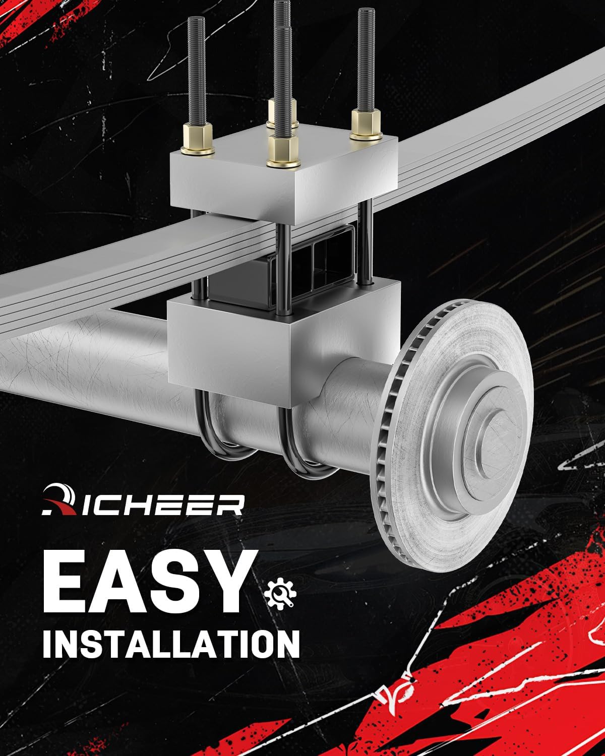 Richeer 2" Rear Leveling Kit for Ford(F250, F350)