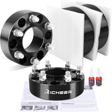 Richeer 1.5'' 6x5.5 Hub Centric Wheel Spacer with 14x1.5 Studs & 78.1mm Bore