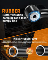 Richeer Front Upper Control Arms for 2-4" Lift Fits Chevy, GMC(07-16 Silverado, Sierra, Tahoe & More)