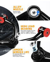 Richeer  Front Upper Control Arms for 2-4" Lift Fits (2009-2018 RAM 1500 4WD with Ball Joint)