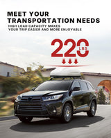 Richeer 220LBS Roof Rack Cross Bars (2014-2019 Highlander XLE/Limited & SE/LE/LE Plus/LE), Heavy Duty Aluminum Cross Bar）