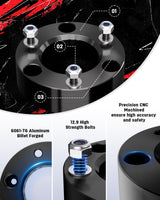 Richeer 2.5" Front Leveling Kit for 2007-2026 Chevy GMC Silverado / Sierra 1500