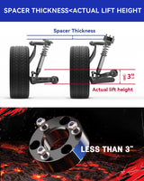 Richeer 3" Front Leveling Kit for 2004-2026 Ford F-150