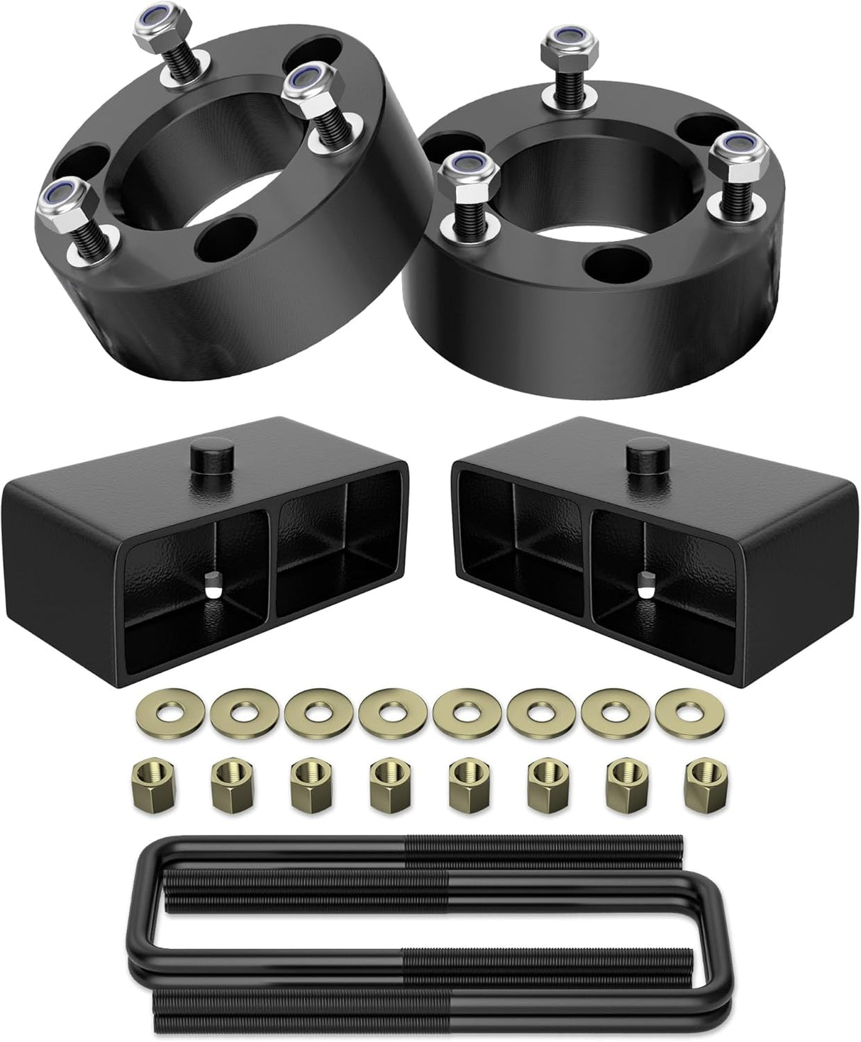Richeer 3" Front 2" Rear Leveling Kit for Nissan(2004-2023 Titan)