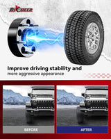 Richeer 2" 5x5 Hubcentric Wheel Spacers for Jeep Wrangler and Compatible Models