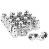 Richeer M12x1.5 Lug Nuts, 20PCS Bulge Acorn, Closed End for Trucks & SUVs - Chrome