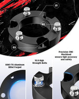 Richeer 2" Front Leveling Kit for Toyota(Tacoma, 4Runner,FJ Cruiser)