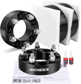 Richeer 1.5" 5x4.5" Wheel SpacersWheel Spacer for Wrangler Ranger Explorer Mustang Edge with 1/2-20 Studs 82.5mm Center Bore