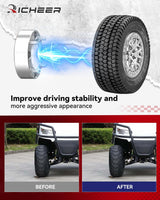 Richeer 4x137mm Wheel Spacers for Off-Road Vehicles (Kawasaki, Can-Am & More) 2" Thick  Silver