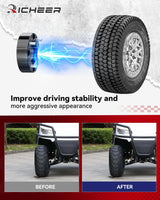 Richeer 1.25" 5x4.5" to 5x5" Wheel Adapters for Off-Road Vehicles 4PCS (Ford, Jeep & More)