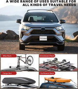 Richeer 260LBS Roof Rack Cross Bars, Heavy Duty Aluminum, with Anti-Theft Locks for Cargo Racks Rooftop Luggage Canoe Kayak Bicycle roof Bag (2019-2025 Toyota)