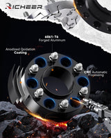 Richeer 2'' 6x4.5 Hub Centric Wheel Spacers for Off-Road Vehicles (Nissan & More)