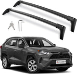 Richeer 260LBS Roof Rack Cross Bars, Heavy Duty Aluminum, with Anti-Theft Locks for Cargo Racks Rooftop Luggage Canoe Kayak Bicycle roof Bag (2019-2025 Toyota)