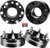 Richeer 2" 6x5.5 Hub Centric 4 PCS 6x139.7mm Wheel Spacers  Fits  2019+ Ram 1500