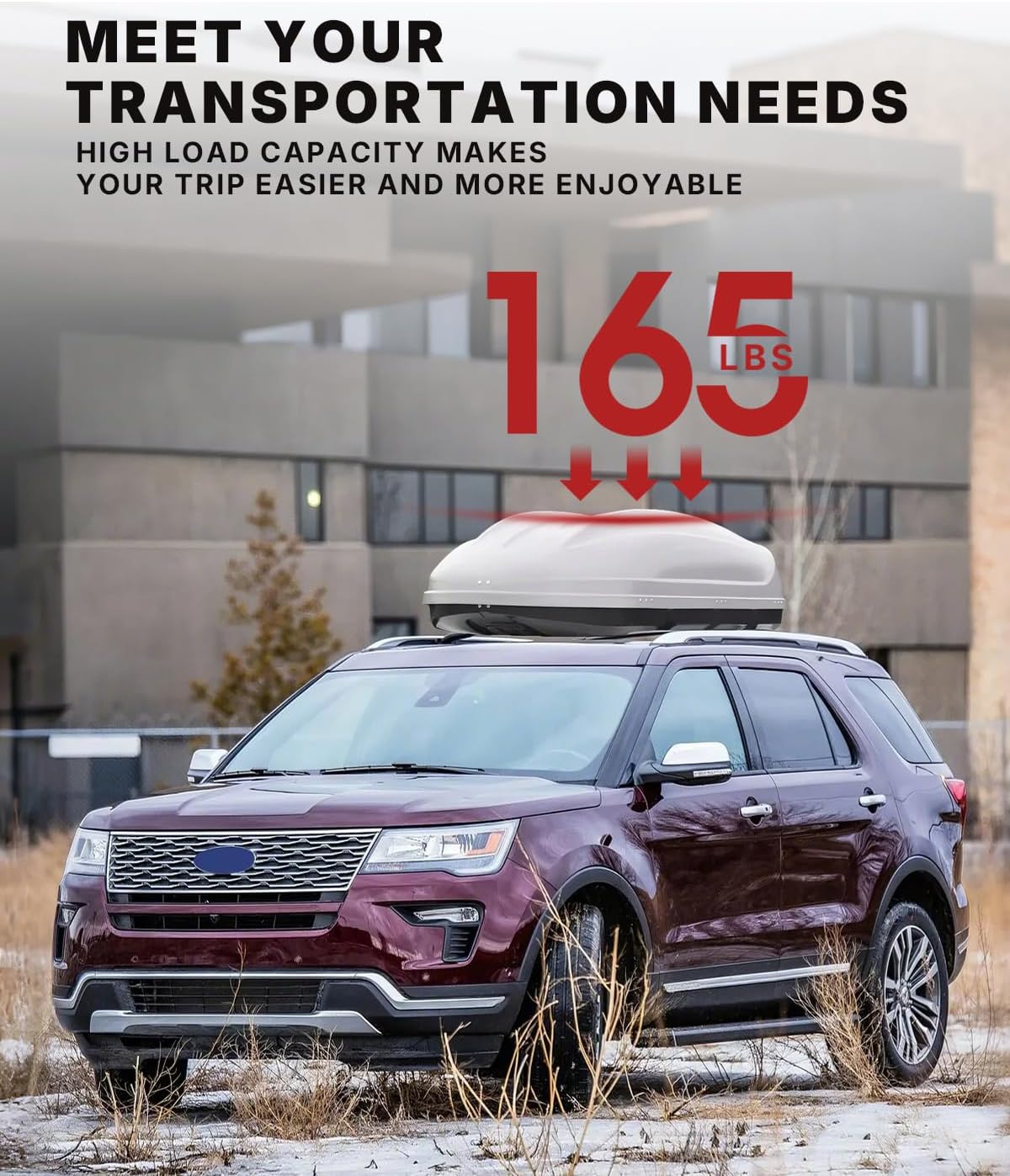 Richeer Roof Rack Cross Bars (2016-2019 Explorer with Side Rails)