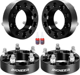 Richeer 1.5" 5x4.5" Wheel SpacersWheel Spacer for Wrangler Ranger Explorer Mustang Edge with 1/2-20 Studs 82.5mm Center Bore