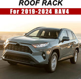 Richeer 260LBS Roof Rack Cross Bars (2019-2024 Toyota RAV4 LE XLE XSE Premium Limited Hybrid with Side Rails)
