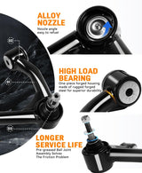 Richeer Front Upper Control Arms for 2-4" Lift Fits Chevy, GMC(07-16 Silverado, Sierra, Tahoe & More)