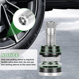 Richeer TR416 Valve Stem Kit – 20 Pack, Bolt‑in Design Fits Both 0.453″ & 0.625″ Holes, Corrosion‑Resistant for heavy-duty trucks, buses and commercial vehicles.