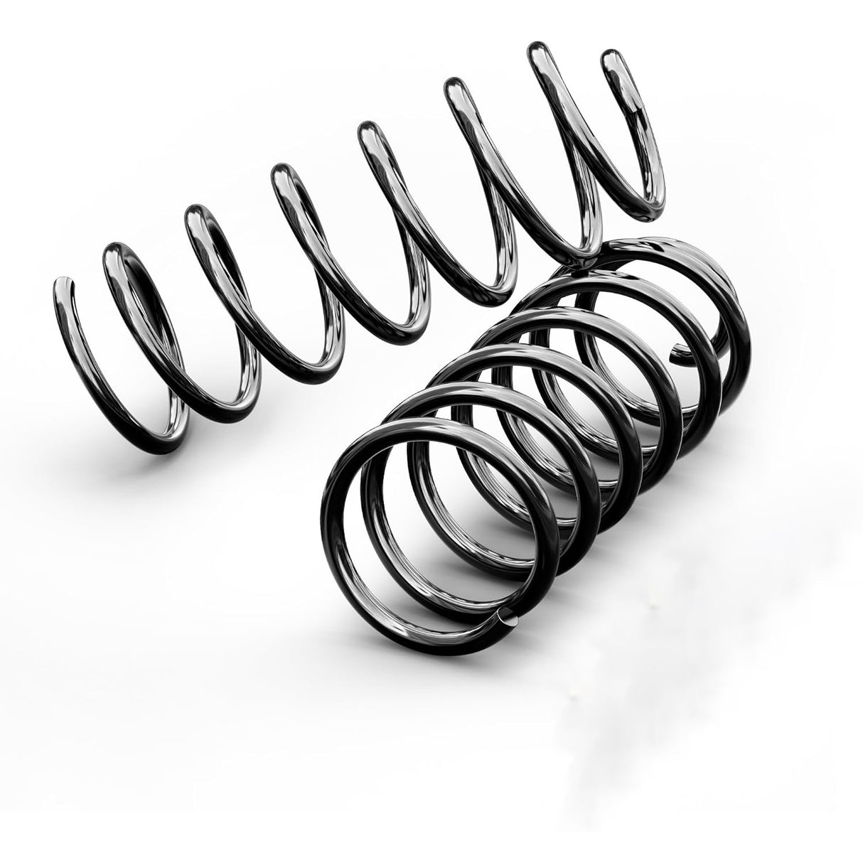 Richeer Heavy Duty Rear Coil Springs Compatible with 2019-2025 Ram 1500 2WD 4WD