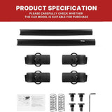 Richeer 330LBS Roof Rack Cross Bars Fit for 2011-2020 Sienna