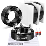 Richeer 1.5 inch 5x4.5 Wheel Spacers for TJ XJ YJ KJ KK ZJ Explorer Ranger 4PCS