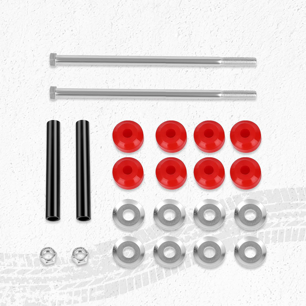 Richeer K8772 Front Sway Bar Link 2PCS for 1997-2003 FORD F150 F250 for Sway Stabilizer Link