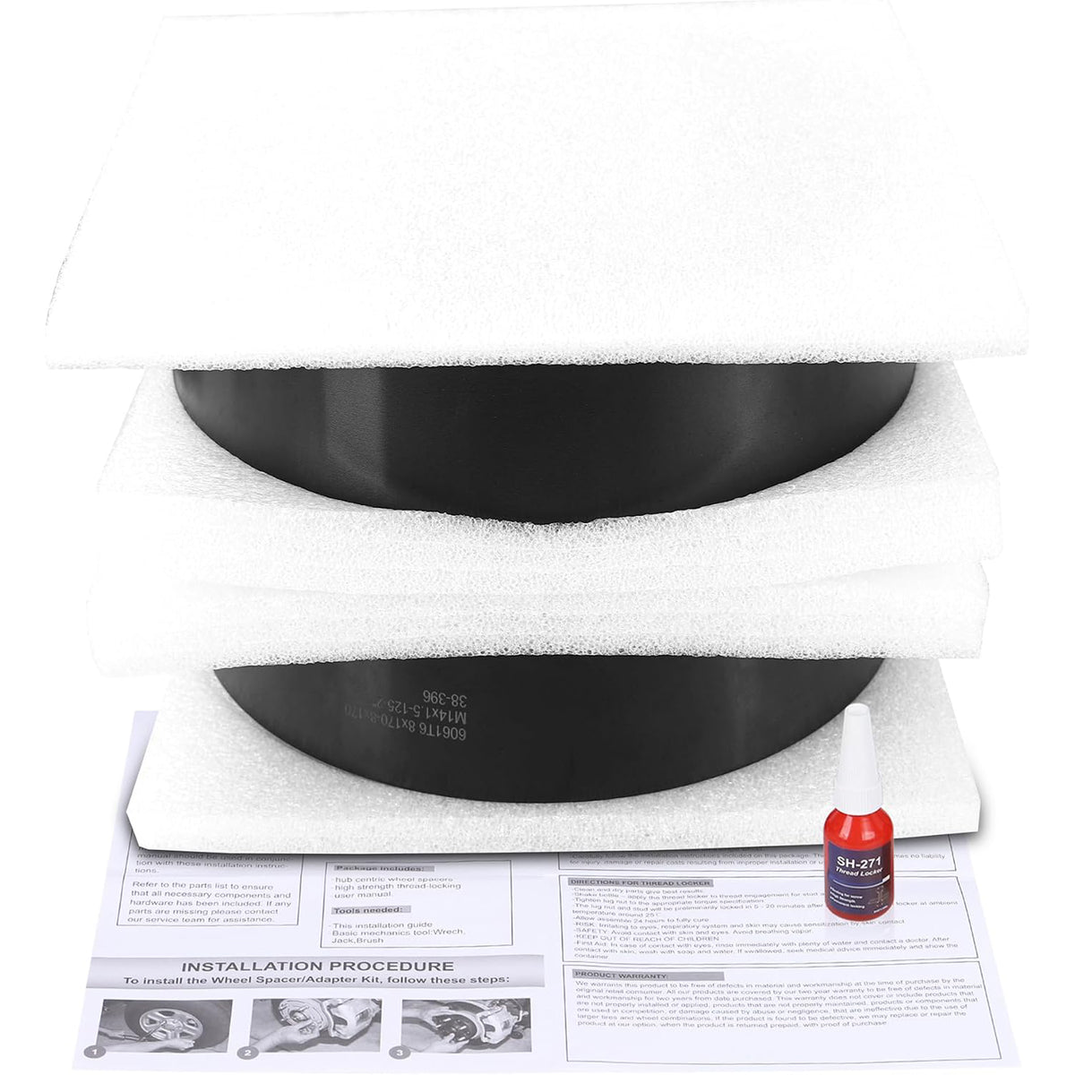 Richeer 8x170 Hubcentric Wheel Spacers for 2005-2025 F250 F350 Super Duty