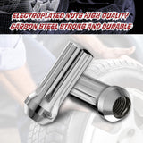 Richeer 9/16-18 Lug Nuts, 32PCS Bulge Acorn, Closed End for Trucks & SUVs - Chrome