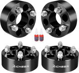 Richeer 2 inch 4x4 Wheel Spacers for Golf Carts -2" Thick Black