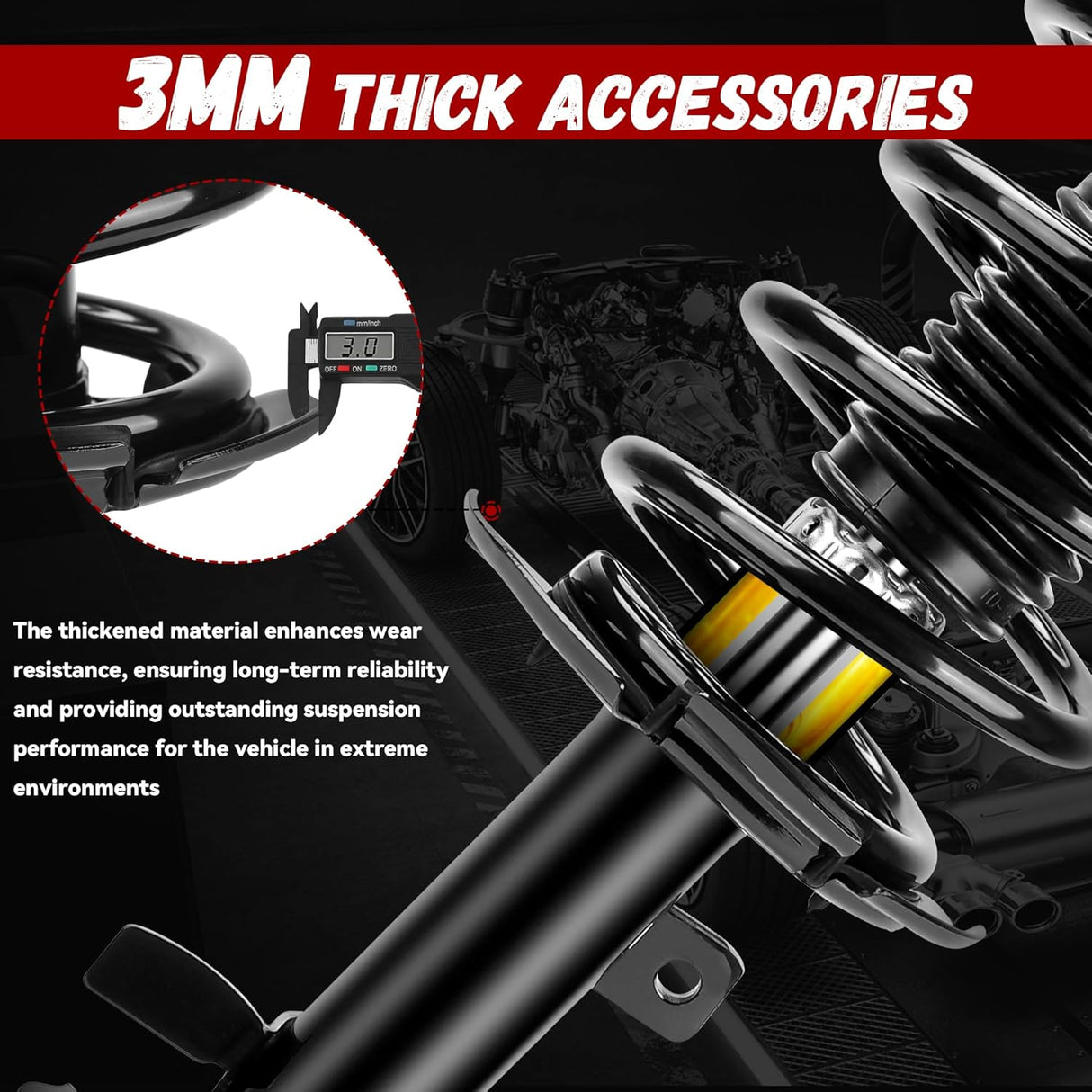 Richeer Front 2 PCS Strut Assembly, Shock Absorber Front(2014-2019 Escape)