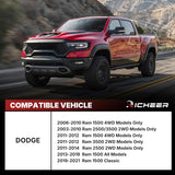 Richeer Front Sway Bar 2PCS Compatible with Sway Stabilizer Link fit (Dodge RAM)