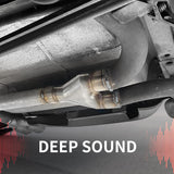 Richeer T409 Stainless Steel 3-2.5” Exhaust Y Pipe, 3" Inlet 2.5” Outlet 10” Overall Length