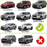 Richeer 260LBS Roof Rack Cross Bars (2019-2024 Toyota RAV4 LE XLE XSE Premium Limited Hybrid with Side Rails)