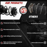 Richeer Front and Rear 4 PCS Strut Assembly Compatible (2009-2013 Corolla)