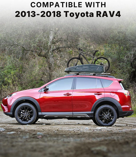 Richeer 220LBS Roof Rack Cross Bars, with Side Rails, Heavy Duty Aluminum (2013-2018 Toyota)