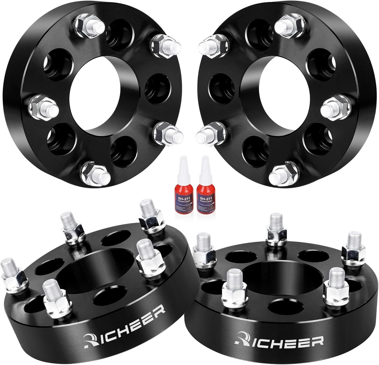 Richeer 1.5" 5x5.5" to 5x5“ Wheel Adapter for Off-Road Vehicles (Ford, Ram & More)