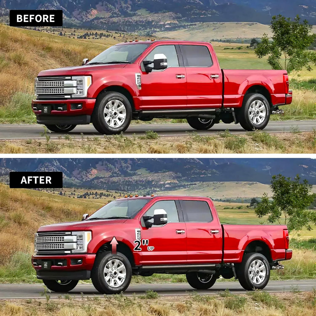 Richeer 2" Front Leveling Lift Kit (2005-2023 Ford)