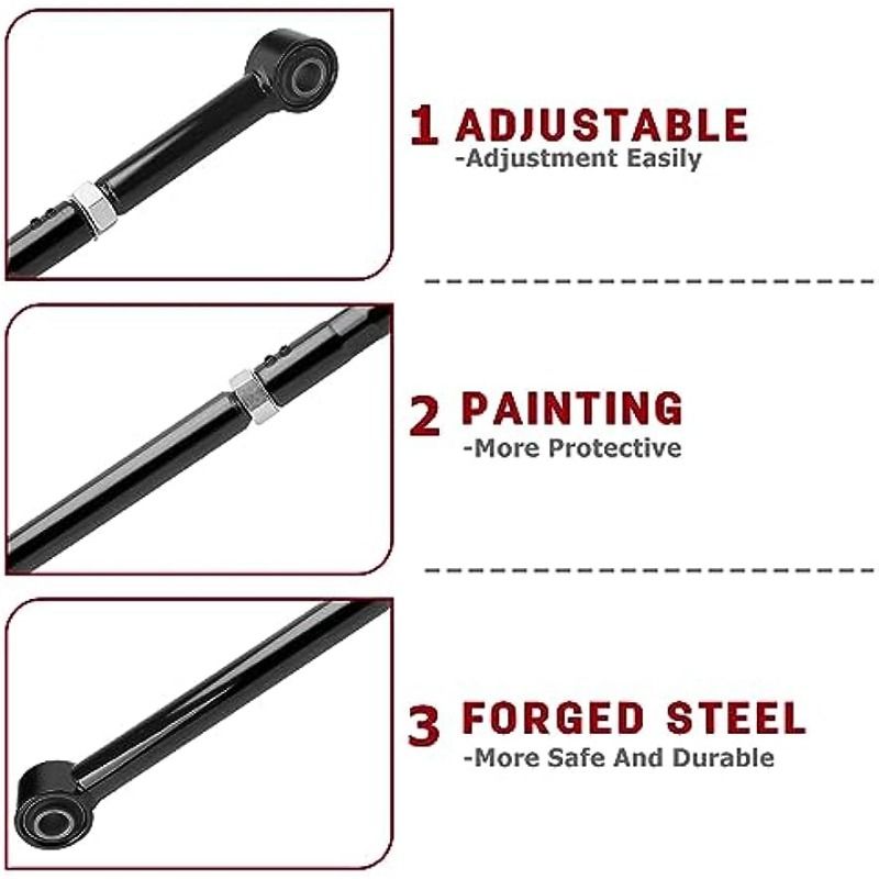 Front Adjustable Track Bar 2-6'' For 1999-2004 F250 F350 1999-2005 Excursion Forged Steel Track Bar for 2"-6" suspension lift