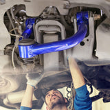 Richeer 2-4" Front Upper Control Arms with Ball Joint in Blue for 11-19 Silverado 2500HD and Compatible Models