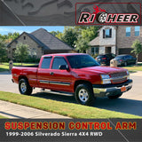 Richeer 2-4" Front Upper Control Arms with Ball Joint for 99-06 Silverado 1500 and Compatible Models