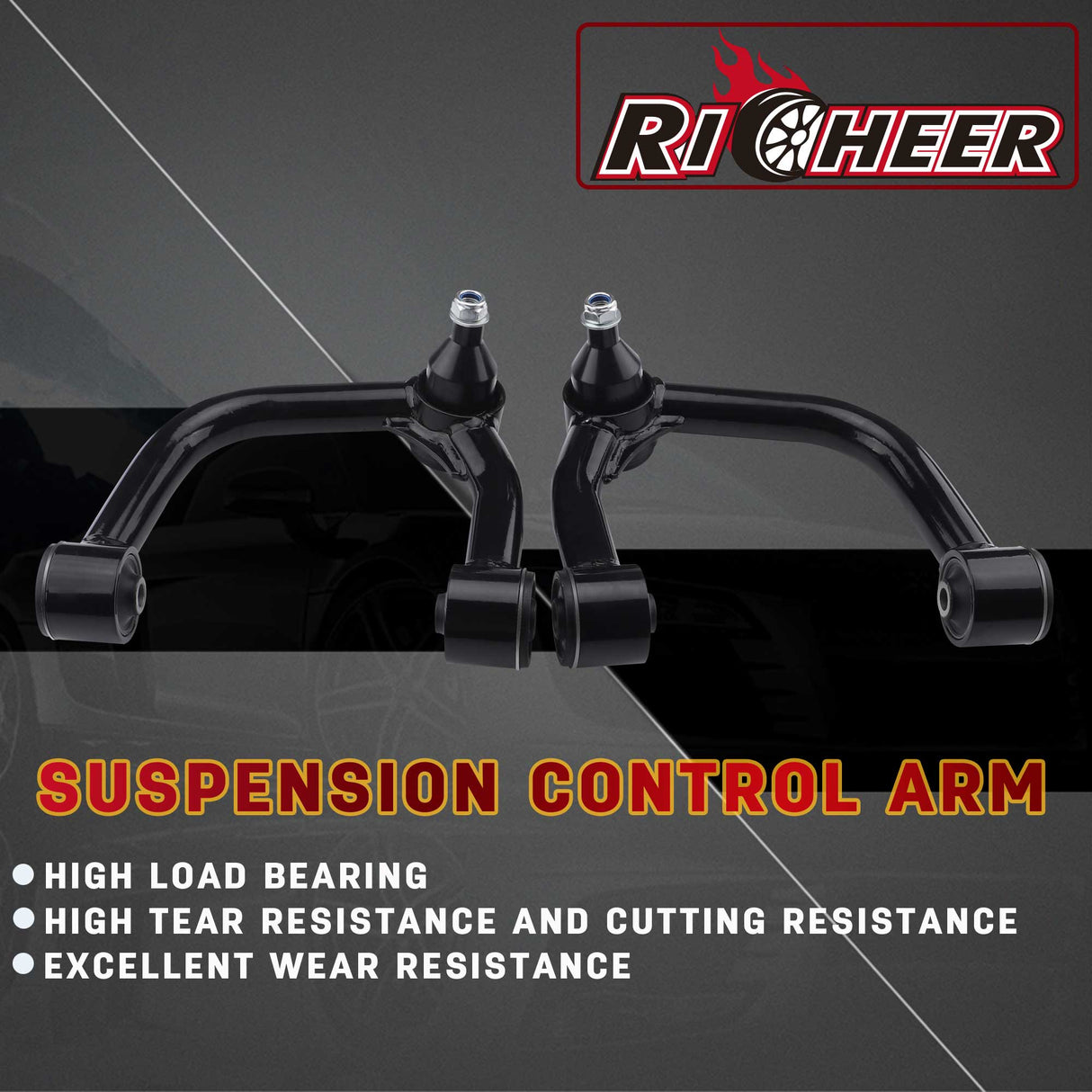 Richeer 2-4" Upper Control Arms for 04-22 Tacoma and Compatible Models