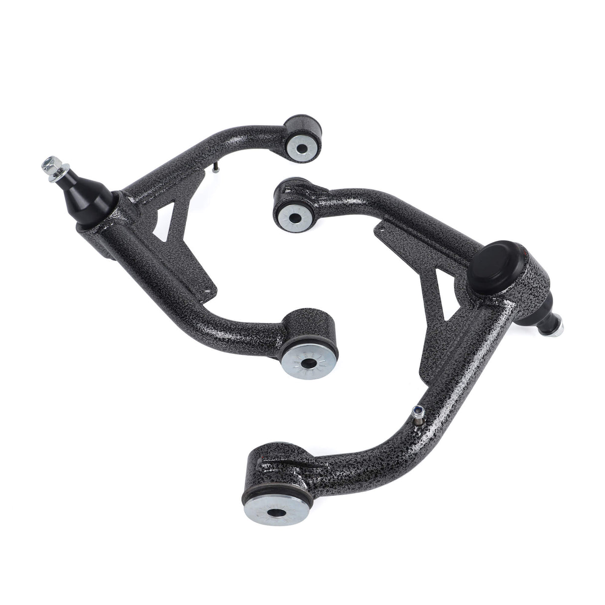 Richeer 2-4" Front Upper Control Arms Black Tubular for 00-10 Silverado 2500HD and Compatible Models