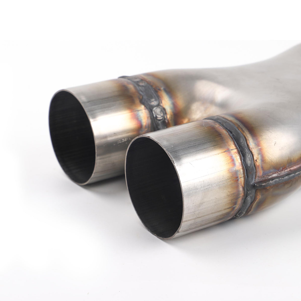 Richeer 2.5" Exhaust X Pipe, 2.5" Inlet & Outlet, 12" Length, Stainless Steel, Weld-On, Universal