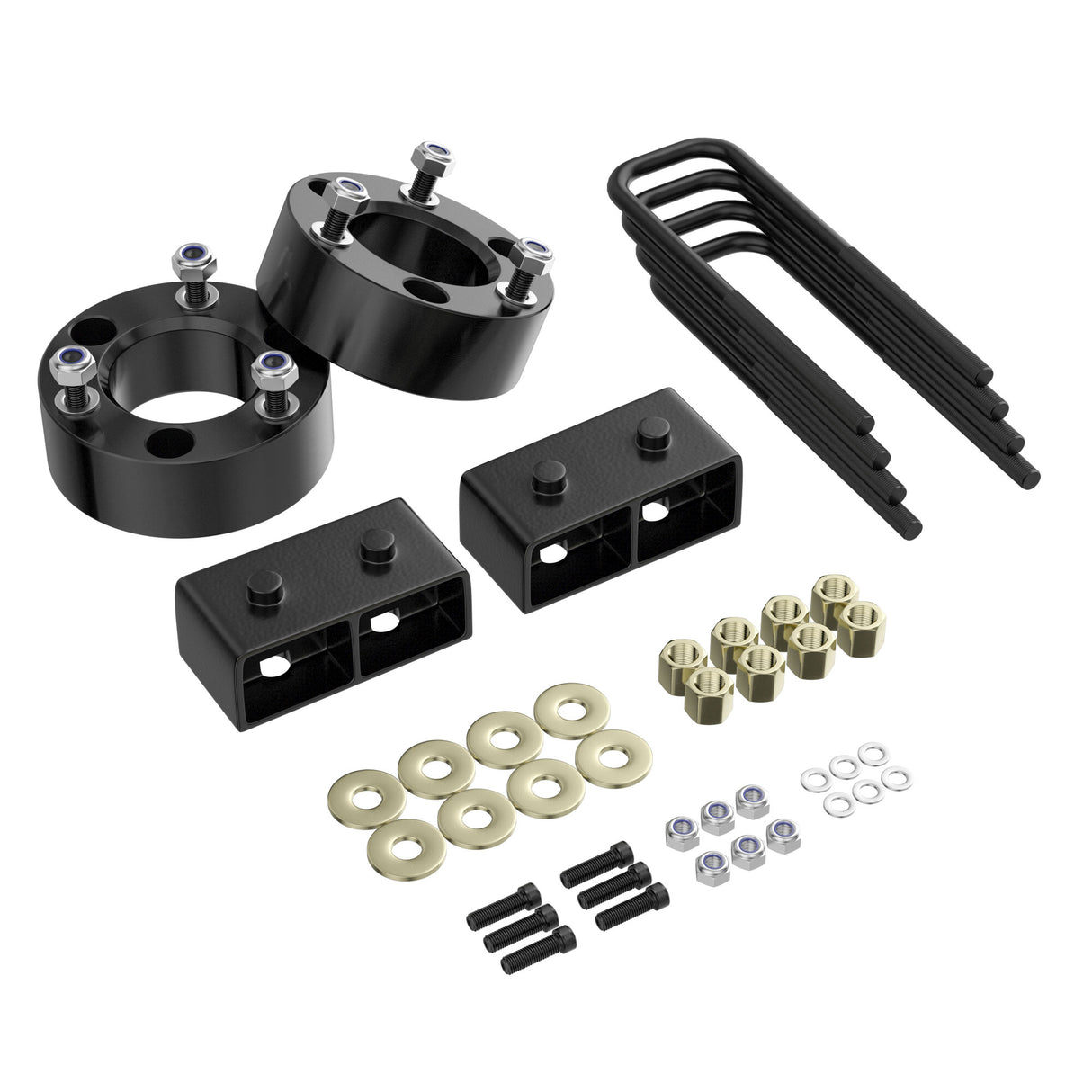 Richeer 3" Front 2" Rear Leveling Lift Kit for Ford(F150)