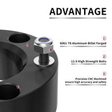 Richeer 3" Front Leveling Lift Kit for 2007-2026 Chevy Silverado/GMC Sierra 1500