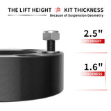 Richeer 2" Front Leveling Lift Kit for 2006-2026 Dodge Ram 1500 and Compatible Models