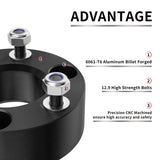 Richeer 2" Front Leveling Lift Kit for 2006-2026 Dodge Ram 1500 and Compatible Models
