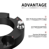 Richeer 2" Front Leveling Kit for Toyota(Tacoma, 4Runner,FJ Cruiser)